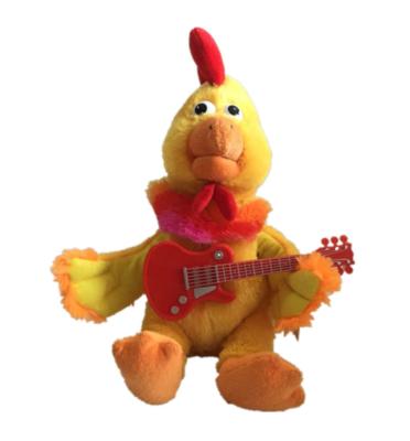 China 30cm 11,81 Zoll-Chicken Little-Plüschtier-Plüsch Toy Playing Guitar zu verkaufen