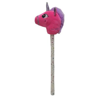 Cina regalo dei bambini di Unicorn Stuffed Animal Plush Toy del bastone musicale rosa 26in di 66cm grande in vendita