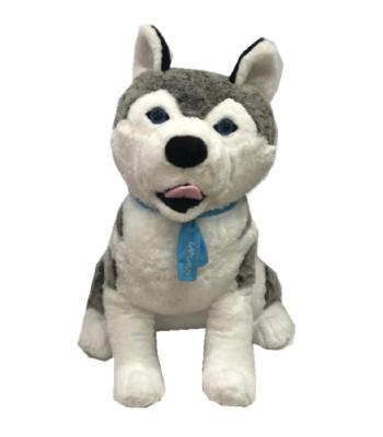 Cina regalo a 12,99 pollici della doccia di Husky Stuffed Animal Soft Toy del siberiano di 0.33m grande in vendita