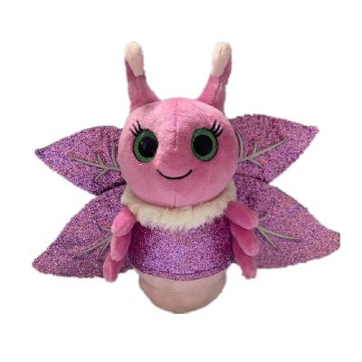 Chine Peluche fluorescente pourpre du tissu LED Toy Fireflies/papillons 20Cm à vendre