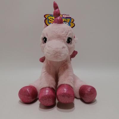 Chine Licorne se reposante de peluche de cadeau de coton de 100% pp à vendre