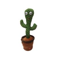 China Kids Electronic Plush Singing Sunny Cactus Toys Talking Record for sale