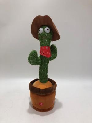 China Elektronische Pluche die Sunny Cactus Toys Dancing Singing-Verslag voor de Meisjes van Babyjongens spreken Te koop