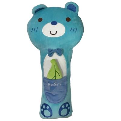 Cina Il giocattolo blu sveglio di Toy Soft Comfortable Car Pillow del cuscino dell'orso della peluche di 45 cm per si rilassa in vendita