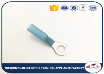 Chine Bleu terminal d'A.W.G. 16-14 de l'heure 2-6 de rétrécissement de la chaleur de connecteurs de fil électrique d'anneau à vendre