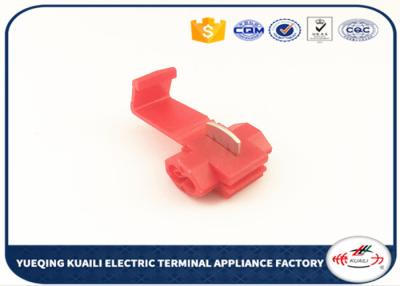 Chine Terminaux électriques se reliants rapides de rupture de câble de cuir embouti de connecteurs des véhicules à moteur rouges communs  à vendre