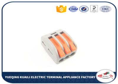 China Quick Release Splicing Wire Connectors Terminals Connection Compact Wago KLI-413 for sale