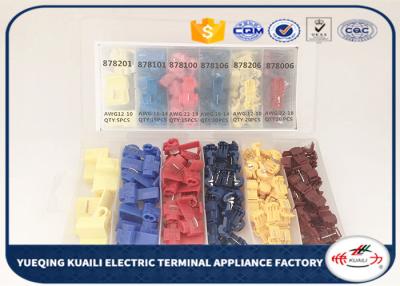 Cina connettore rapido terminale della giuntura di rosso blu di giallo della scatola del corredo dell'assortimento dei connettori scozzesi 95pcs in vendita