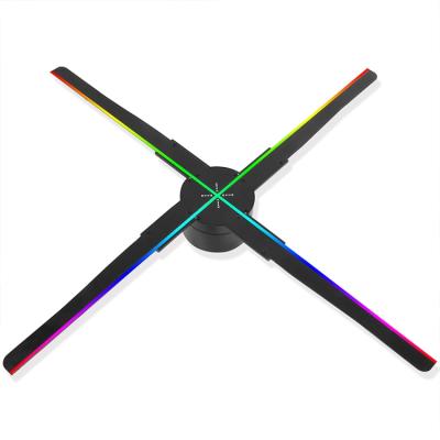 China Most Popular Products Christmas Decorating Low Price 3d Hologram Projector Fan 56cm for sale