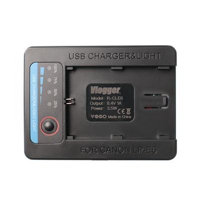 China Fast delivery from SLR cameras to Canon batteries using high quality pocket battery chargers with lamps charging Type-C 80*60*15mm for sale