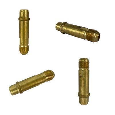 China High Durability Thread All Male Cylinder Square Copper Fittings Brass Fit Accessories Sanitary Mating Connector for sale