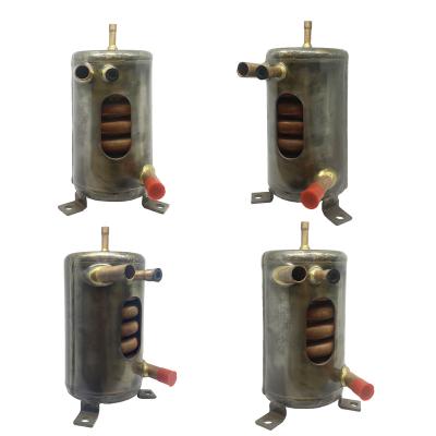 China Efficient High Heat Transfer Long Service Life Carbon Steel Shell Heating Cooper Fin Coil Heat Exchanger for sale