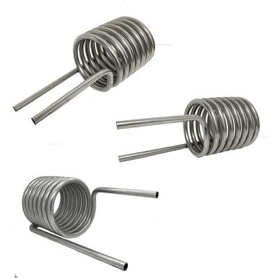 China Strict Quality Transfer High Heat Inspection Copper Tube Aluminum Coils Refrigeration Spiral Heat Exchanger Coil for sale