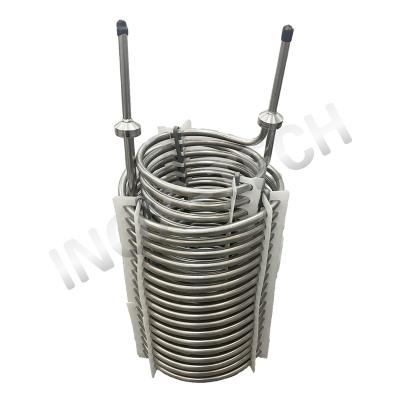 China Heater Parts Food Grade Stainless Steel Heat Exchanger Coil SS Wort Chiller Coil For Brewed Coffee for sale