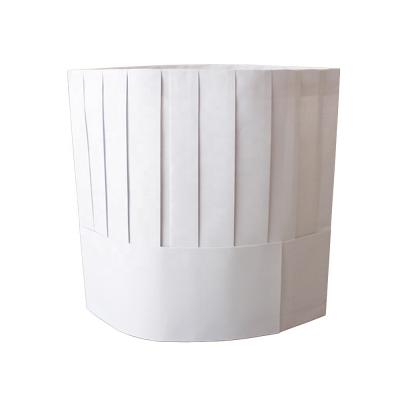 China Eco-friendly Kitchen Disposable Paper Chef Hat Paper Chef Cap Hotel And Restaurant Supplies for sale