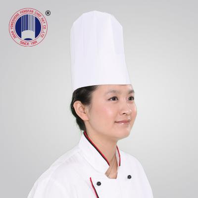 China All Kinds Of Restaurant Best Selling Disposable Paper Chef Hat For Kitchens, Restaurants, Bars, Hotels And Baking Sales for sale