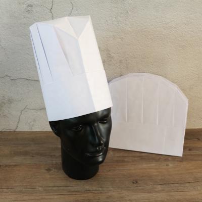 China All kinds of restaurant chef hat adjustable high quality disposable paper hats for sale