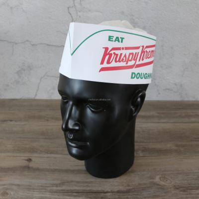 China Cozy Krispy Kreme Paper Hat (US version) for sale