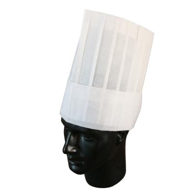 China Eco-Friendly Chef Hat Adult Adjustable Elastic Kitchen Cooking Chef Hat With Non-woven Fabric for sale