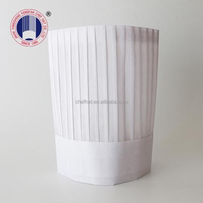 China 60g Flat Surface 60g Special Non Woven Chef Cap White Nonwoven Disposable Hat For Cooking for sale