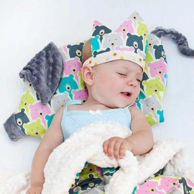 China Creative Memory Design of New Gray Elephant Pillow for Newborn Baby Head Shaped Pillow for sale