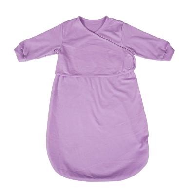 China PORTABLE Breathable Purple Pink Floral Cotton 100%Muslin Baby Wrap With Velcro for sale