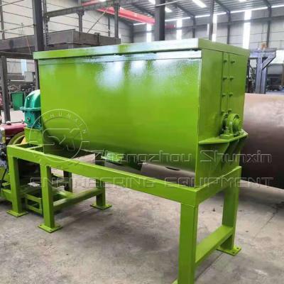 China Horizontal mixer for fertilizer powder blending be used for the fertilizer production line or own use for sale