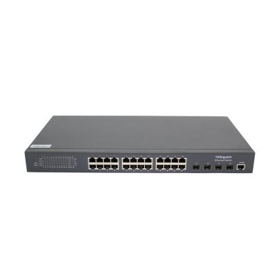 China FTTH 10G Gigabit Network Switch 24 Ports Gigabit 24 Ports 10G for sale