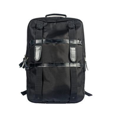 China Polyester Promotional Black Fashion Computer Bag Professional Laptops Backpack for sale