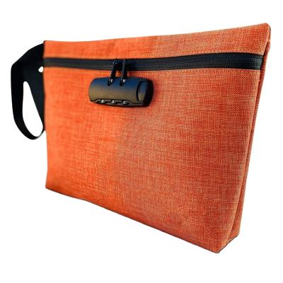 China Fashion Anti Theft Lightweight Waterproof Polyester Small Orange Designer Women Hand Bags for sale