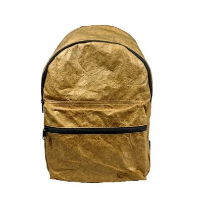 China Tyvek Backpack Professional Manufacture Light Brown Light Weight Cheap Recycle Travel School Backpack for sale