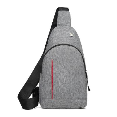 China Cloth Cross - Body Bag With Single Shoulder Backpack Bag Earphone Jack Chest Small Strap Backpacks For Man Sling Bag for sale