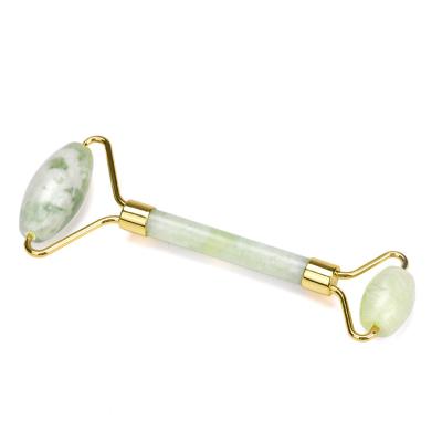 China Organic Jade Roller With Box Packing Make Your Face Skin Smoother And Look Younger Green Jade Roller for sale