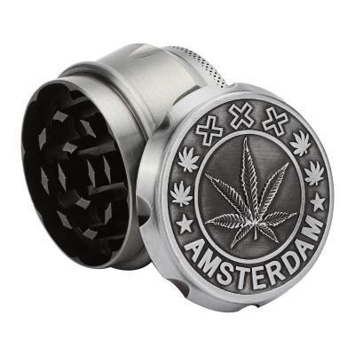 China All Zinc Alloy Herb Crusher Custom Logo Dry Tobacco G 4 Parts Herb Grinder Tobacco Wholesale rinder for sale