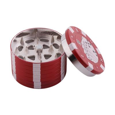 China Each Border Factory Dedicated For Grass G Chip Zinc Alloy Rinder 40mm Creative 3-Layer G Chip Rinder for sale