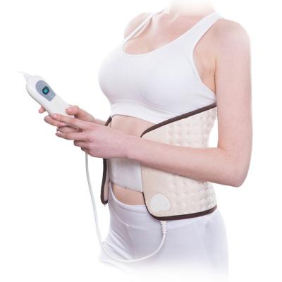 China Heat Menstrual Belt Back Pain Relief Electric Heated Pain Support Belt for Back Pain Weight Loss for sale