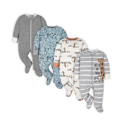 China Cute 100% Cotton Autumn Newborn Long Sleeve Solid Color Bear Sweater Overall With Button Baby Boy Rompers Newborn Baby Clothes for sale