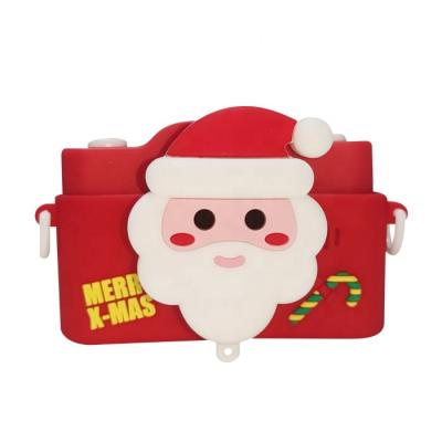 China Recording Function YMX CAX16 S Santa-Claus Santa Claus Mini Cute Red Handing Electric Kidscamera Toy Camera Education for Kid Child Children for sale