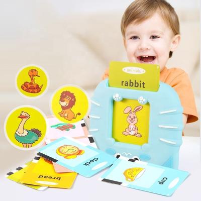 China YMX KA06 New Arrival Early Educational Kids Toys Electric Electronic Flash Card Sided Flashcard Machine For Toddlers Boy Girl for sale