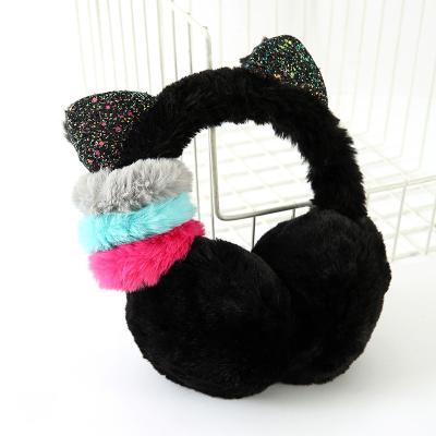 China Wholesale Simple Horned Earmuffs High Quality Fashion Solid Color Keep Warm Custom Earmuff Winter for sale