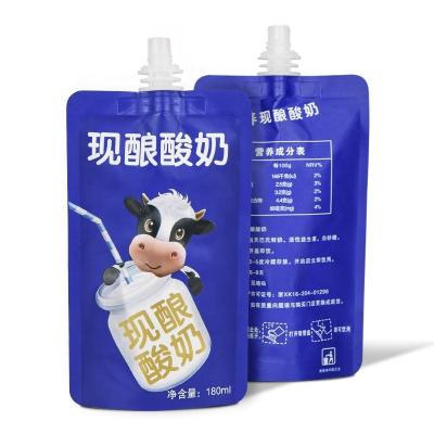 China Factory Supply Custom Printed Moisture Proof Spout Food Grade Plastic Packaging Bag For Beverage for sale