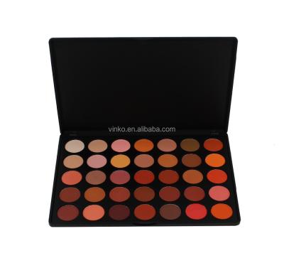 China Private Label High Quality 35 Color Waterproof All Matte Eeyshadow Palette for sale