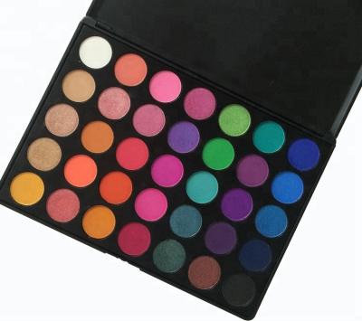 China Waterproof High Quality Multi Colored Makeup Eyeshadow Palette Private Label Cosmetics for sale