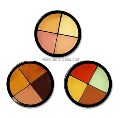 China NEW Private Label Sunscreen 4 Color Cream Waterproof Concealer Palette Your Own Brand Makeup for sale