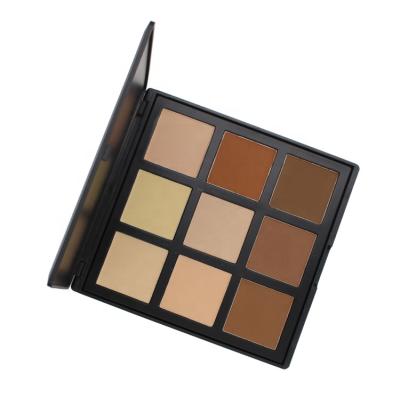 China NEW Sunscreen 9 Colors Face Powder Palette For Beauty Makeup Your Own Brand Makeup for sale