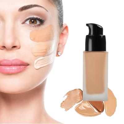 China Brighten Logo Full Coverage Waterproof Private Matte Makeup Liquid Foundation Custom Label for sale