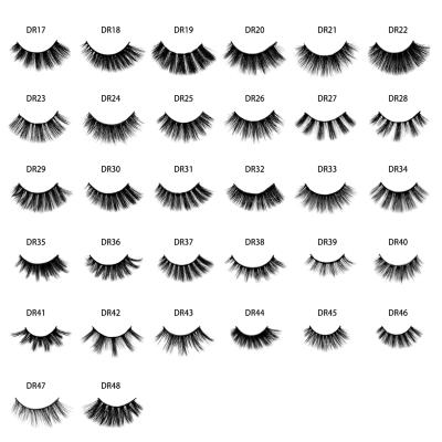 China Natural Long Private Label 3D Mink Eyelashes Multipack for sale