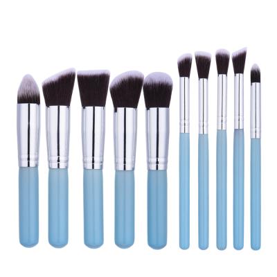 China Fan Brush New Product Makeup Custom Your Own Logo 10pcs Cosmetic Brush Set for sale