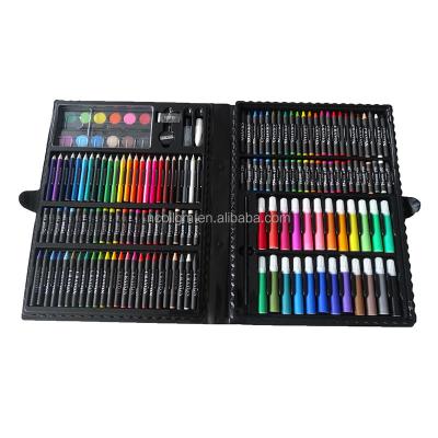 China Portable Case 168pcs Art Set Painting with Crayons, Crayons, Oil Pastels, Brush, Sharpener, Eraser Color Set for Kids Art Supplies for sale