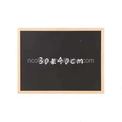 China Hot Selling New Size Wood Frame Light Weight Blackboard Household Small Office Blackboard For Children for sale